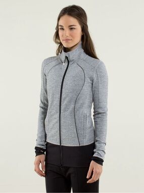Lululemon Nice Asana Jacket Herringbone